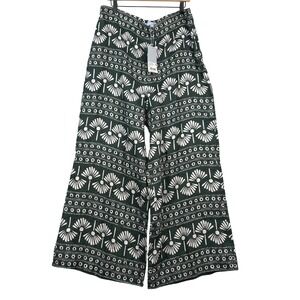 Antonio Melani Womens WideLeg Linen Pants Sz 18 Green Beach Breathable Lagenlook